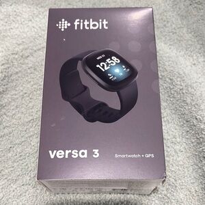 Fitbit Black Smartwatch with Advanced Fitness Tracking